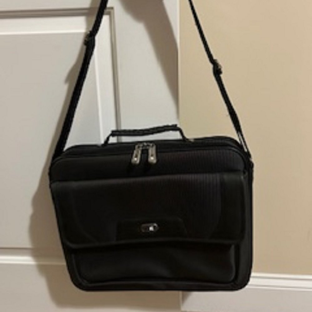 Laptop Computer Shoulder Bag Init 16W x 13H x 3D Black